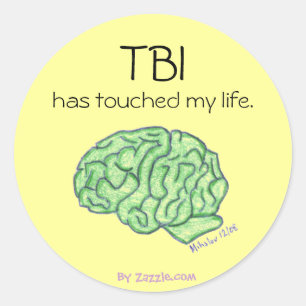 TBI awareness sticker