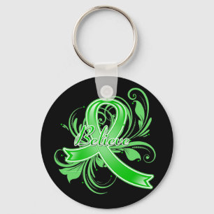 TBI Believe Flourish Ribbon Keychain
