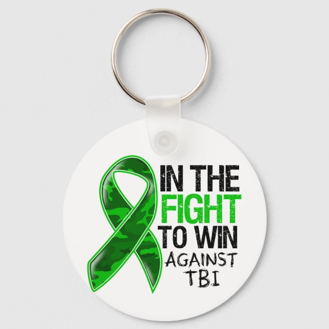 TBI - Fight To Win Keychain (Front)