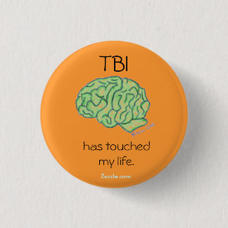 "TBI has touched my life" button