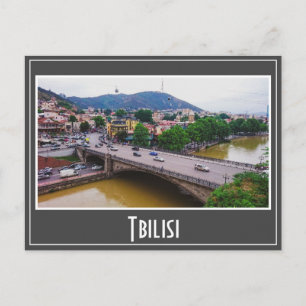 Tbilisi Georgia Cityscape Street Architecture Postcard