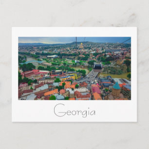 Tbilisi Georgia Cityscape Street Architecture Postcard