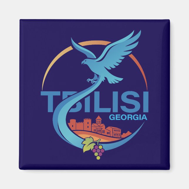 Tbilisi Georgia Eastern Europe Magnet (Front)