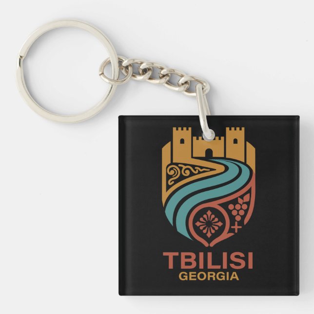 Tbilisi Georgia Keychain (Front)