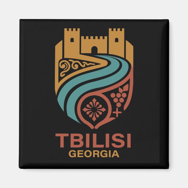 Tbilisi Georgia Magnet (Front)