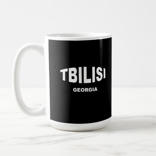 Tbilisi Georgia Sakartvelo Coffee Mug (Left)
