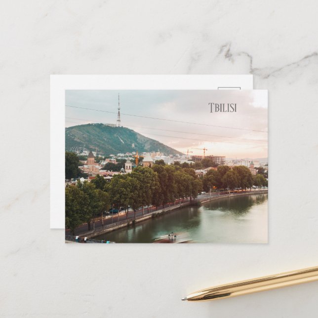 Tbilisi Georgia Sakartvelo Postcard (Front/Back In Situ)