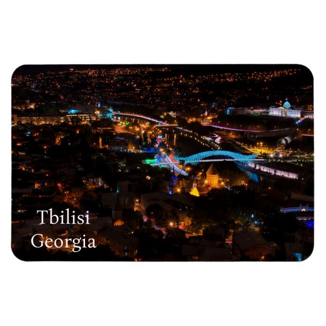 Tbilisi in night magnet (Horizontal)