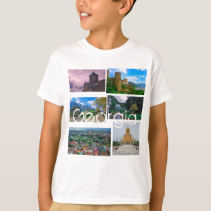 Tbilisi Kazbegi Borjomi Georgia Architecture T-Shirt