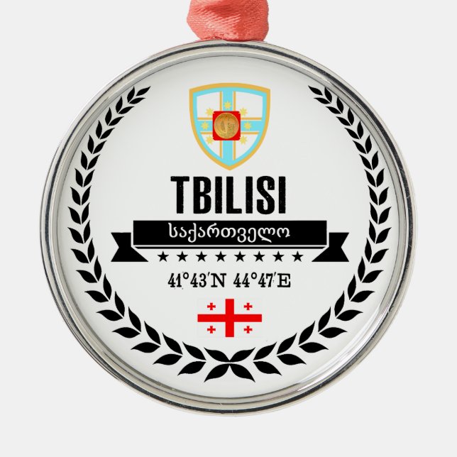 Tbilisi Metal Ornament (Front)