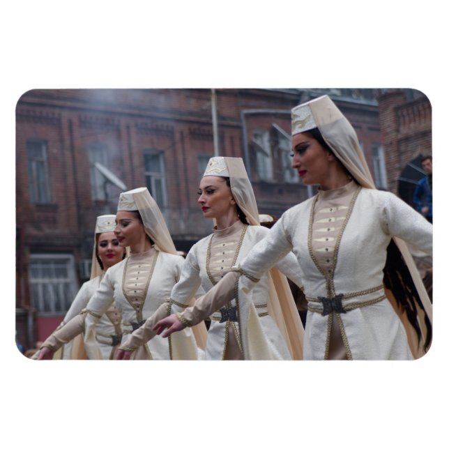 Tbilisoba festival dancing magnet (Horizontal)