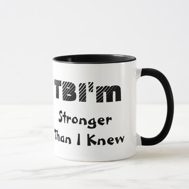 TBI'm Stronger Than I Knew Mug (Right)