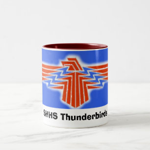 TBird, SHHS Thunderbirds Two-Tone Coffee Mug