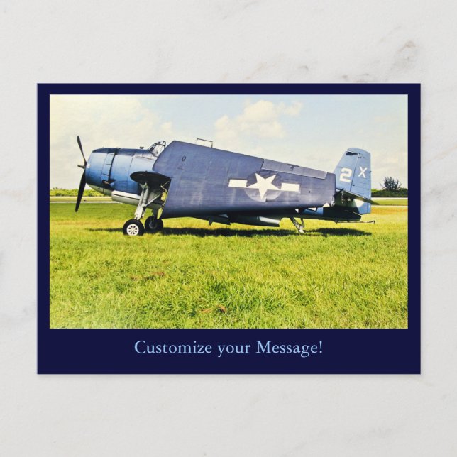 TBM Avenger Postcard (Front)