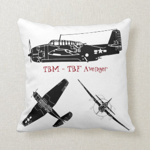 TBM Avengers Throw Pillow