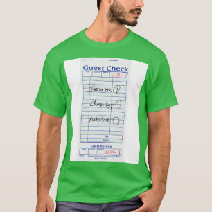 TBone Steak Cheese Eggs Welchs Grape T-Shirt