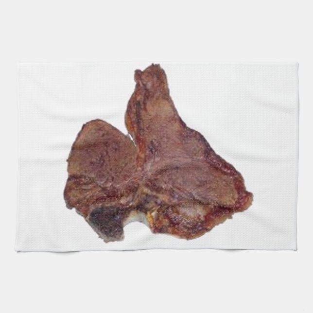 TBone Steak Kitchen Towel (Horizontal)