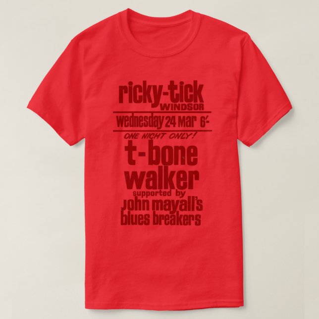 TBone Walker T-Shirt (Design Front)