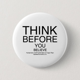 TBYB - Humanists White 2 Inch Round Button