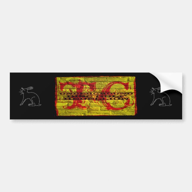 TC DISC GOLF REBELLION BUMPER STICKER (Front)