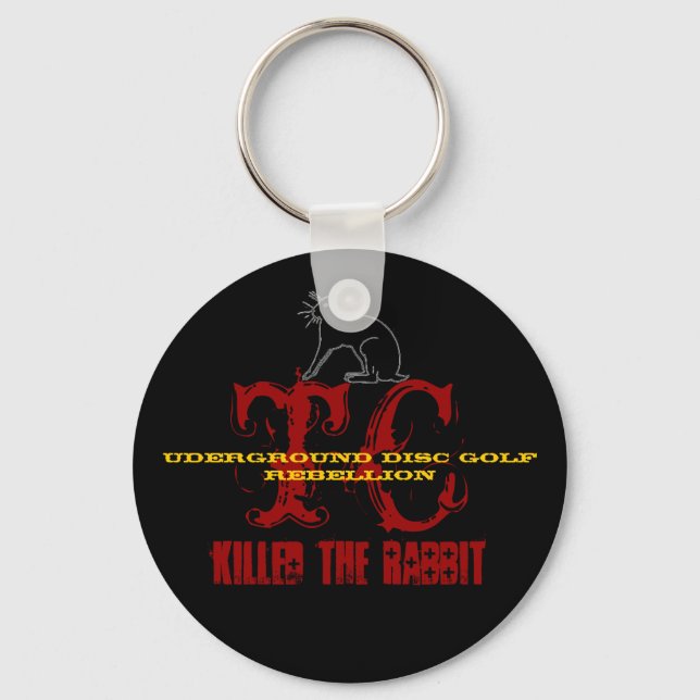 TC UNDERGROUND DG CLUB RABBIT KILL KEYCHAIN (Front)