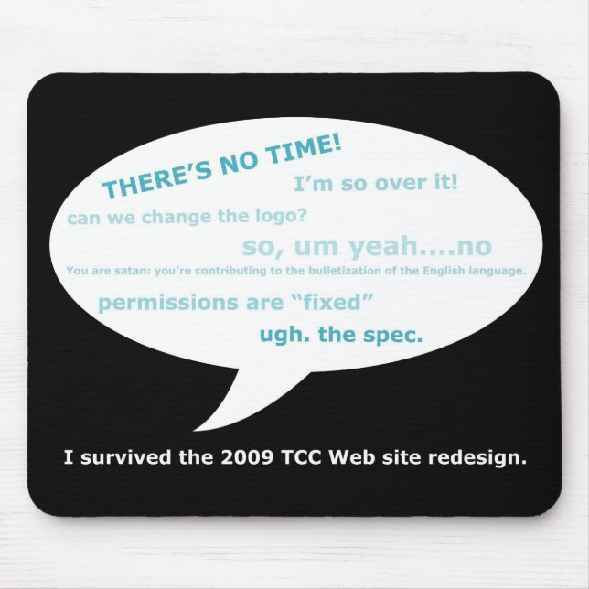 TCC Web Redesign Mousepad (Front)