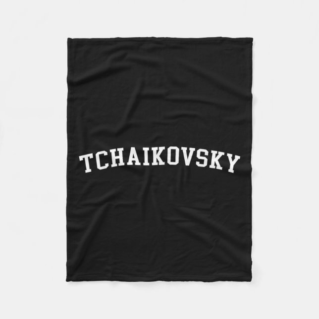 Tchaikovsky  fleece blanket (Front)