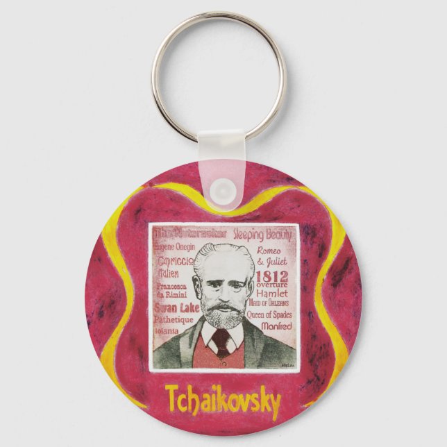 Tchaikovsky key ring (Front)