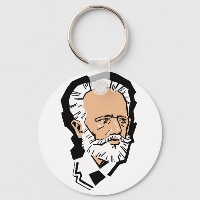 Tchaikovsky Keychain (Front)