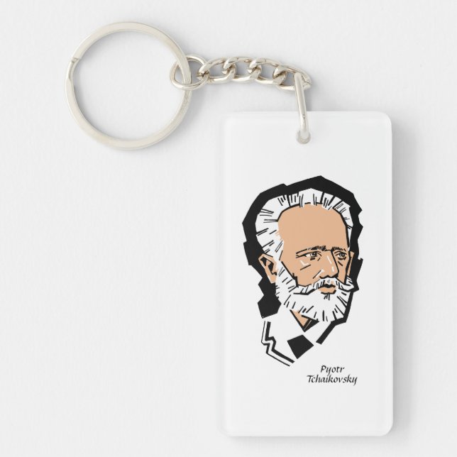 Tchaikovsky Keychain (Front)