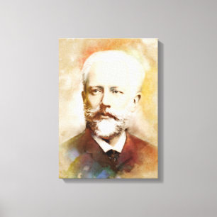 Tchaikovsky sur toile - Aquarelle