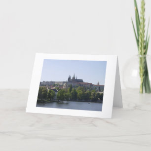 Tchèque outre de la carte de voeux battue de