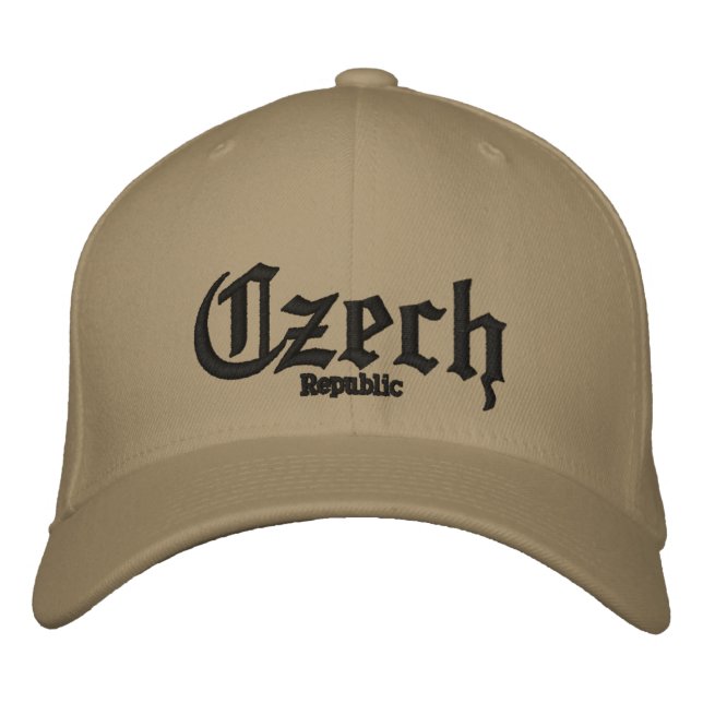 Tchèque, République Casquette personnalisé (Devant)