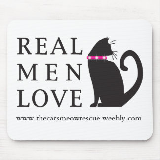 TCMR "Real Men Love Cats" Mousepad