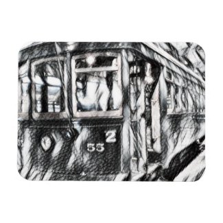 TCR - Side Sketch Flexible Photo Magnet