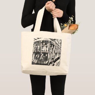 TCR Side Sketch Jumbo Tote Bag