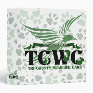 TCWC - Logo 25th Anniversary Animal Tracks 1.5" Binder