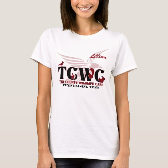 TCWC Logo Volunteer - Custom Volunteer / Name T-Shirt (Front)