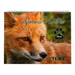 TCWC - Native California Wildlife Custom Year Calendar