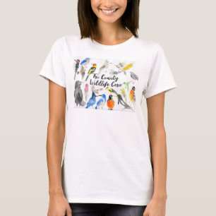 TCWC Songbirds on White T-Shirt