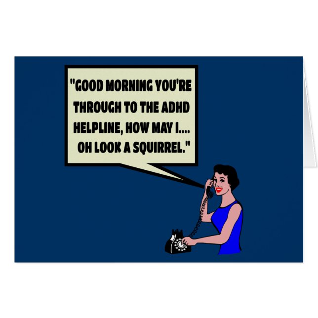 TDAH drôle (Devant horizontal)