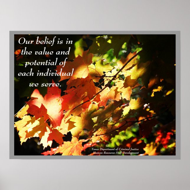 TDCJ HR Staff Developement Poster - Customized (Front)