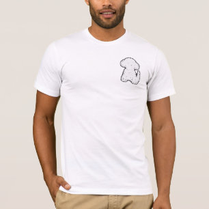 TDD white doodle front banner back T-Shirt