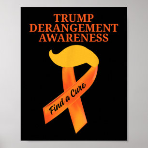 Tds Awareness Trump Derangement Syndrome Awareness Poster