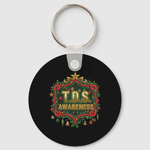 Tds Trump Derangement Syndrome Funny Trump Support Keychain