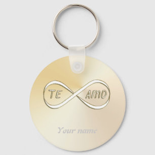 Te amo infinitamente keychain