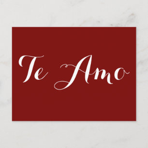 Te Amo Postcard