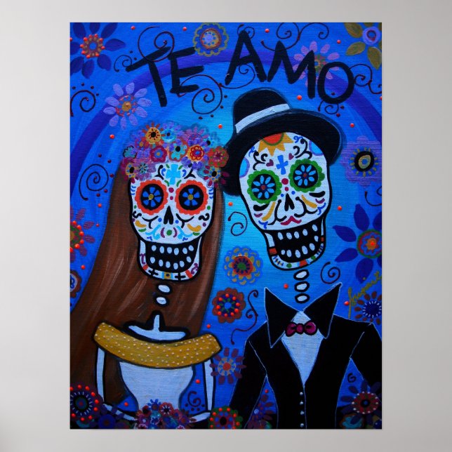 TE AMO WEDDING COUPLE POSTER (Front)