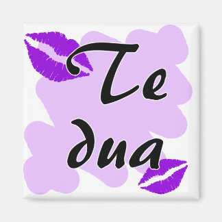 Te dua - Albanian - I Love You Magnet