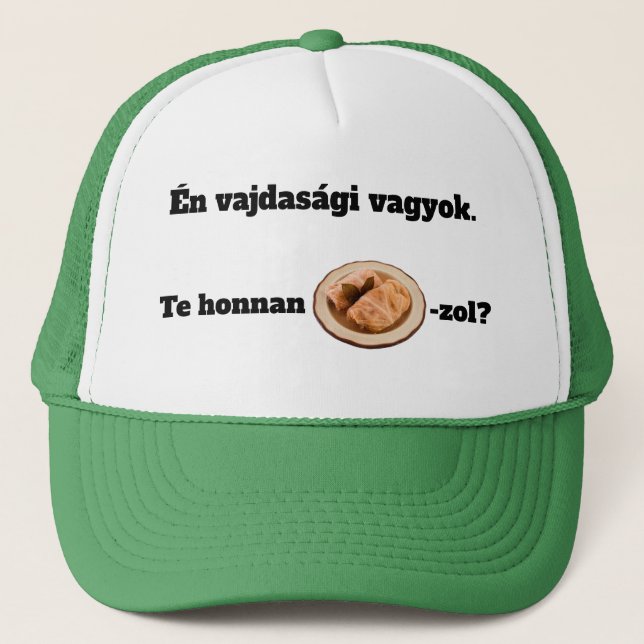 Te honnan SZÁRMA-zol? mici Trucker Hat (Front)